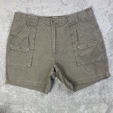 Red Head Shorts Men Olive Green Sz 44 Cargo Utility Flex Waist 100 Cotton