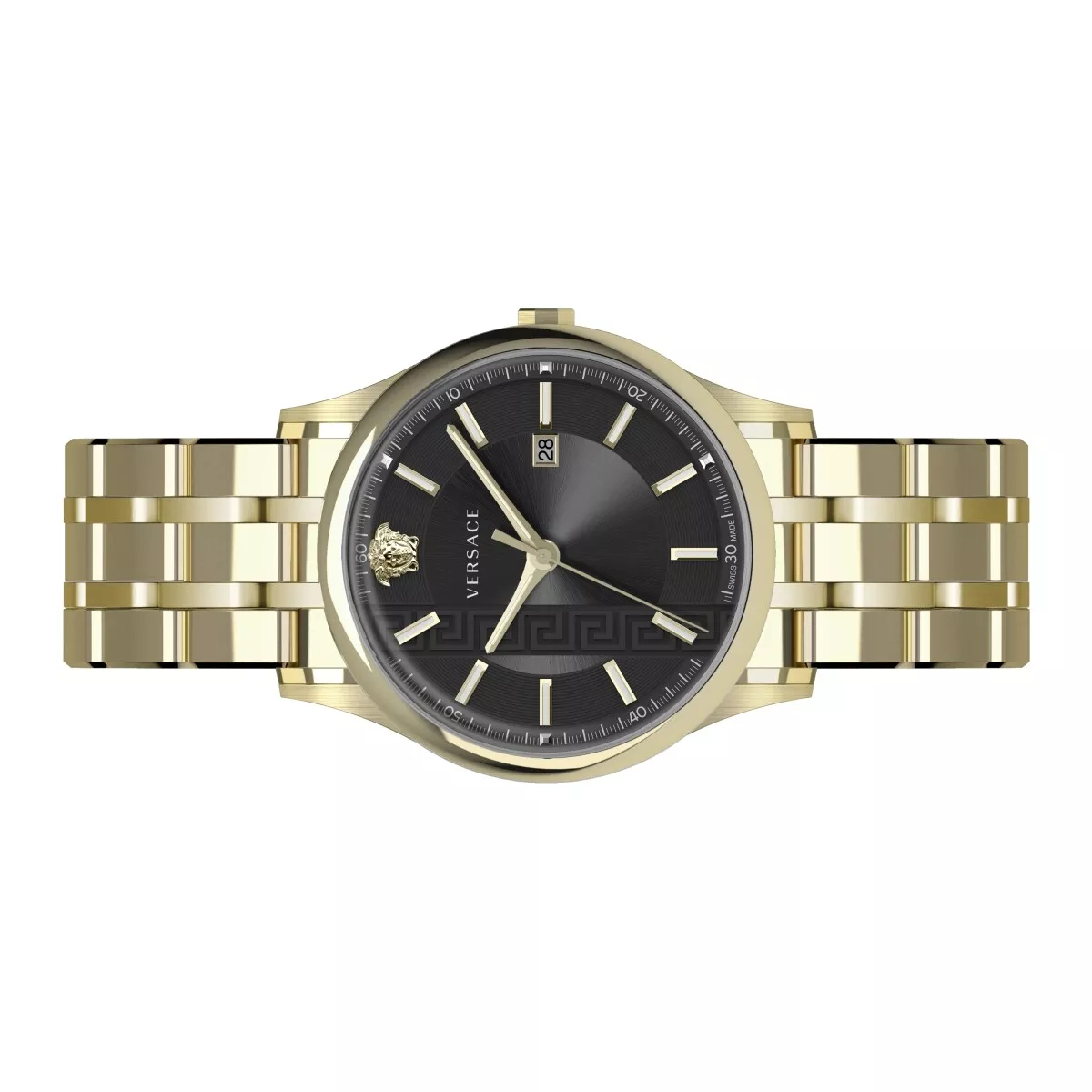 Versace black aiakos store automatic watch
