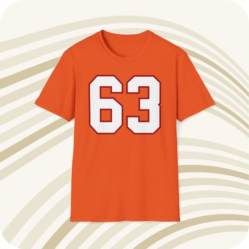 Lee Roy Selmon Tampa Bay Buccaneers #63 NFL Jersey T-Shirt - Front & Back Print