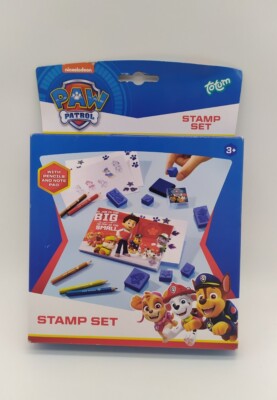Paw Patrol Marshall und Chase Stempelset/Kreativset aus 7 Motiv Stempel
