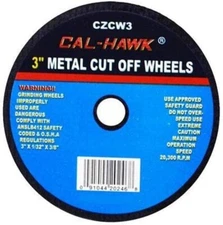 100 pc 3" x 1/16 x 3/8" Cut Off Wheel for Cutting Metal 25000 RPM for METAL