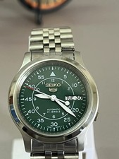 Seiko 5 Vintage Automatic Men's 7S26 Military-Green Dial Japan Made Watch