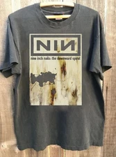 Vintage REPRINT Nine Inch Nails The Downward Spiral T-shirt American Tour NIN