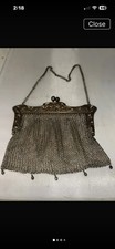 Antique German Silver Mesh Purse