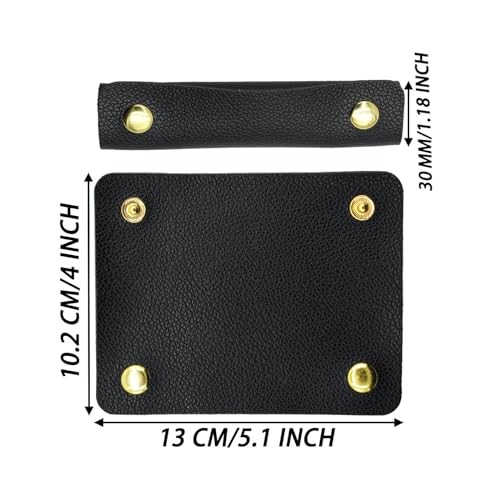 PU Leather Luggage Handle Wraps, Travel Bag Handle Cover, Wallet Handle - Picture 2 of 5