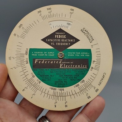 Federated Group Federated Electronics FEDISC Capacitive Reactance Salesman Tool