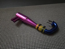 CVEC Vintage Purple Tuned Pipe With Header HPI Super RS4 Traxxas Nitro 4Tec 3.3