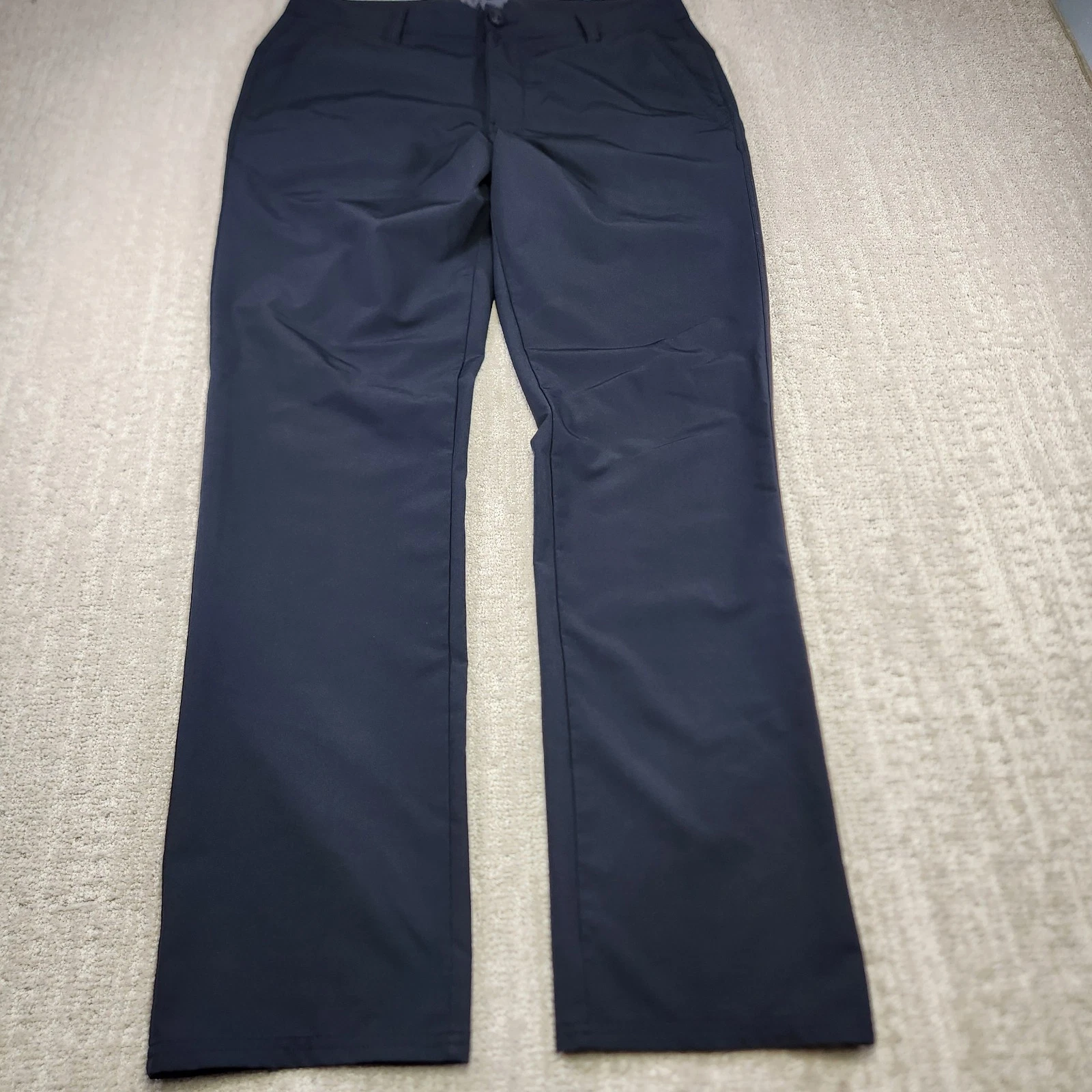Huk Fishing Pants Men 34x34 Waypoint Black Stretch Chino Quick Dry UPF Woven