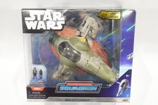 Star Wars Micro Galaxy Squadron Boba Fett Starship Slave 1 0021 NEW READ c22