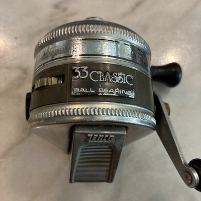 Vintage Zebco Spincast Model 33 Classic Fishing Reel Made In