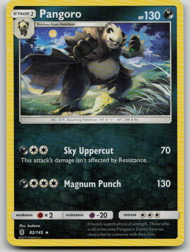 Pangoro 82/145 SM - Guardians Rising Lightly Played