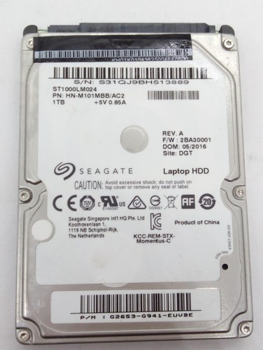 SEAGATE ***ST1000LM024***1TB *** SATA HDD Notebook 2,5 Zoll #NFP1755