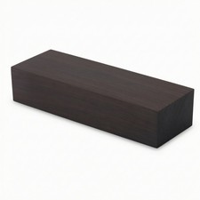 Ebony Wood Block Sealed-Sealed Ebony Carving Blank Dry for Woodcraft