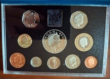 1998 UK Royal Mint Proof Set of 10 Coin Collection in case COA