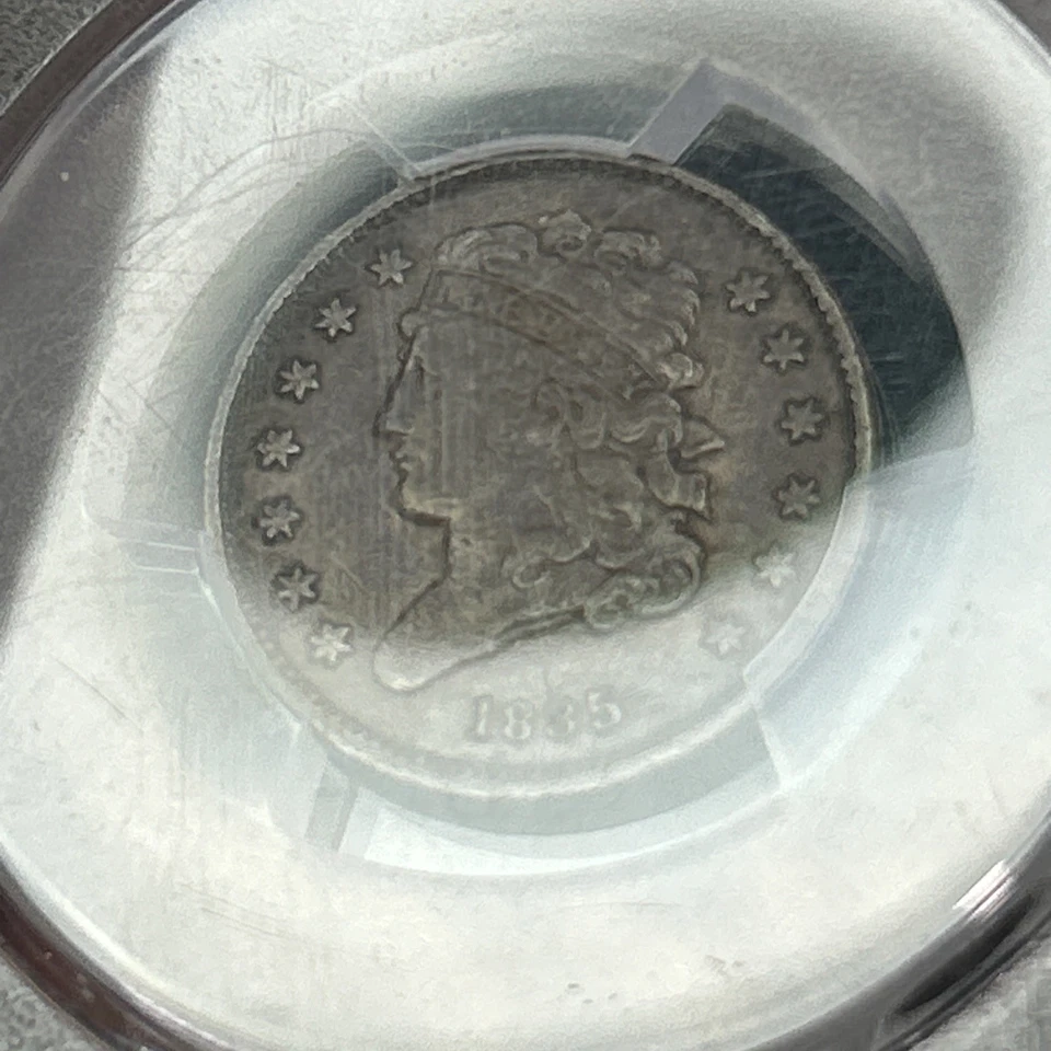 SASA 1835 PCGS VF30 Classic Head Half Cent - Image 3 of 4