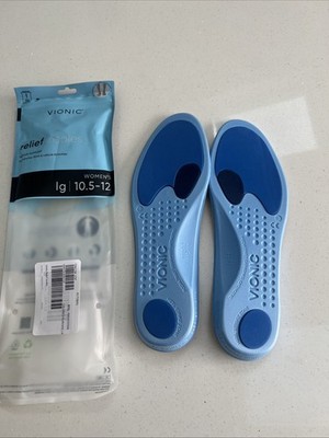Vionic Relief Fußgewölbestütze Ortheseneinlagen Damen. Neu Große 8,5-10 Neu