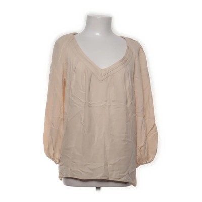 Diane von Furstenberg, Bluse, Größe: 36, Beige, Seide, Einfarbig, Damen #sL5
