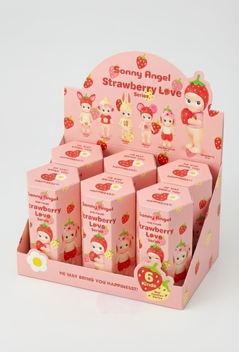 SonSonny Angel Strawberry Love Full Display Box Set of 6 Sealed