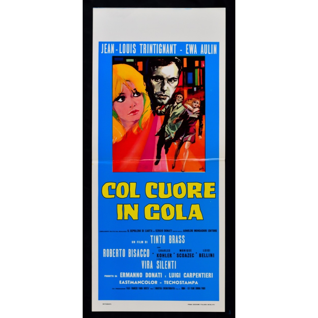 Locandina di COL CUORE IN GOLA (1967)