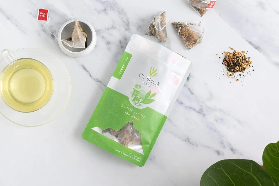 Genmaicha Green Tea Premium Sencha & Roasted Rice - Japanese Genmai Cha - Image 2 of 4