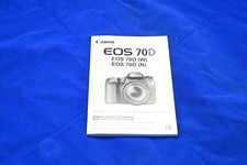 Canon EOS 70D Digital Camera Instructions Manual G903