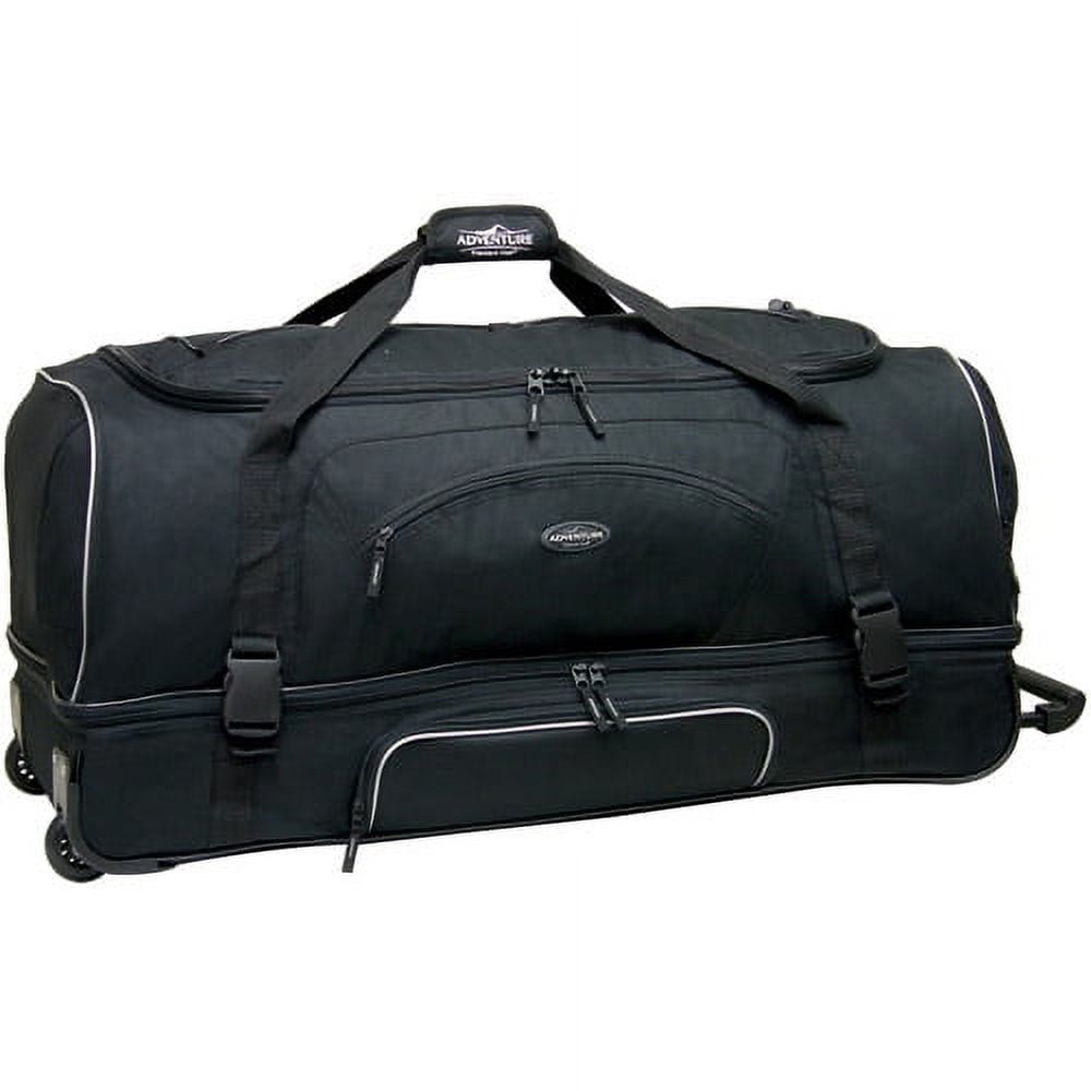  Large 36" Drop-Bottom Rolling Duffel with Telescopic Handle