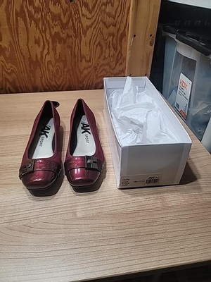 Anne Klein AK Sport Ursala Burgundy Ballet Flats Womens Size 6M New in Box