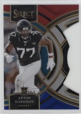 2023 Panini Select Premier Level Red & Blue Prizm Die-Cut Anton Harrison 1cz3