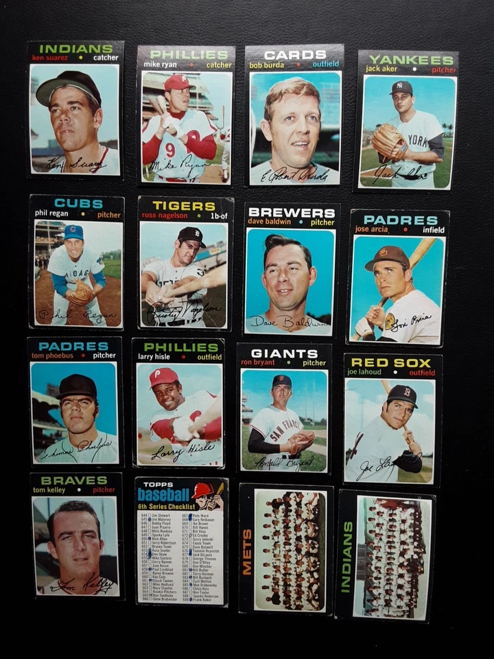 1971 Topps Baseball Card Lot of 25 Various Grades - Image 3 of 4