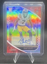 2020 Panini Absolute Signatures Spectrum /100 Grant Delpit #137 Rookie Auto RC