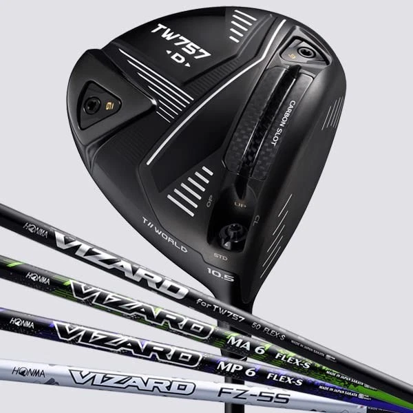 Honma Golf Driver T//WORLD TW757 TYPE-D VIZARD FOR TW757 Loft: 10.5 Flex:S Black - Image 2 of 4