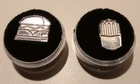Happy Meal Burger And Fries .999 Fine Silver Hand Pour 3.24 Grams Total With COA