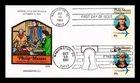 DR JIM STAMPS US COVER PHILIP MAZZEI PATRIOT AIR MAIL FDC COLLINS HAND PAINTED