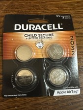 2032 Lithium Battery, 4 Count Pack Compatible with AirTag, Child Safety...