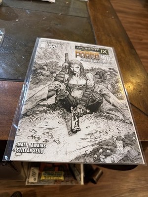 Aphrodite IX Cyber Force - Variant 1 for 5 Black and White (Image, 2014) NM