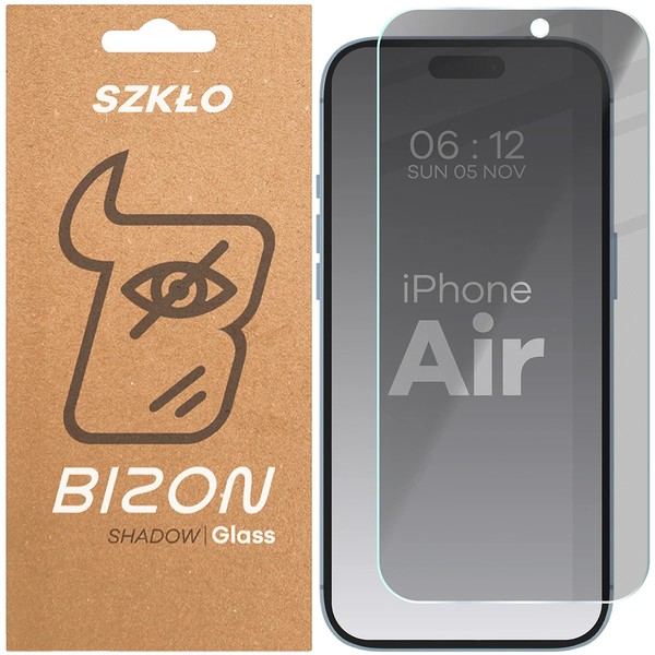 Sichtschutzglas FüR Iphone Air Bizon Blickschutz Schutzglas Hartglas Glas-image