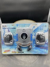 Portable CD Player RPI SPORT CD-55 10 Second ESP w/Headphones  Speakers NEW