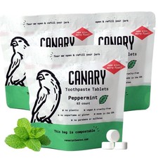 Canary Nano Hydroxyapatite Toothpaste Tablets Peppermint - Remineralizing, Fl...