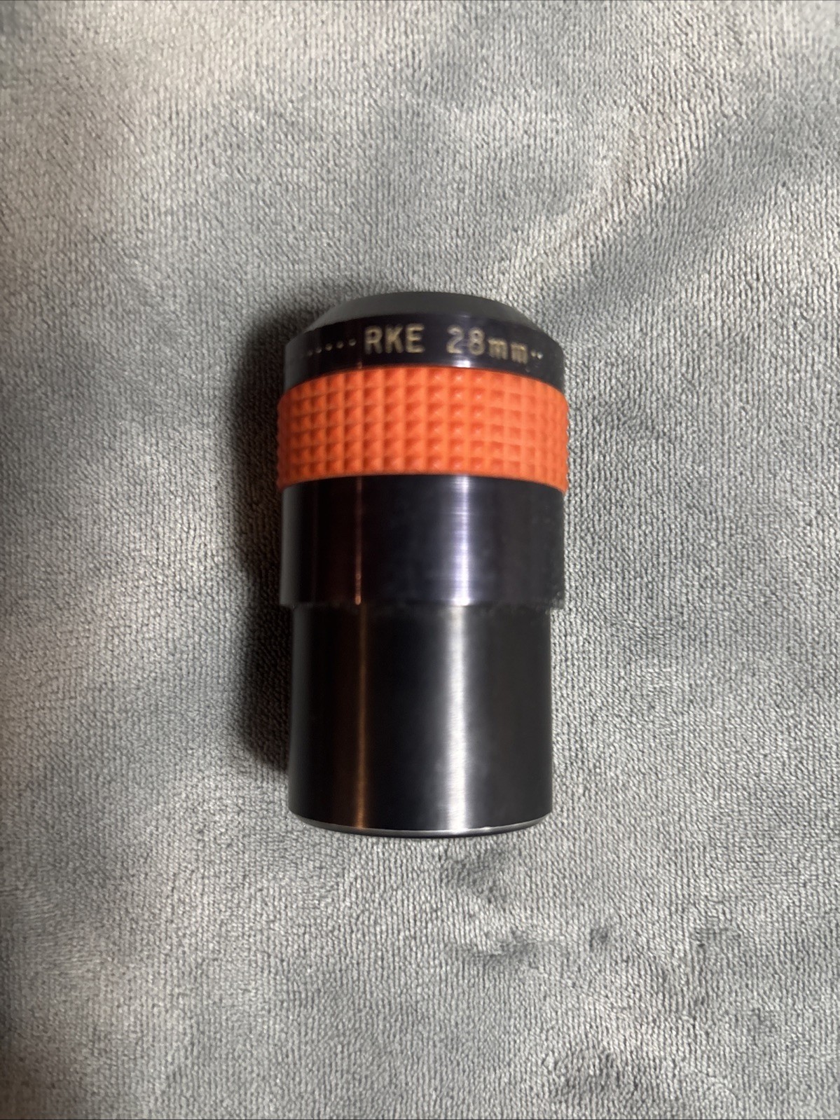 vintage Edmund Optics RKE telescope eyepieces and a Barlow lens, Original Case.