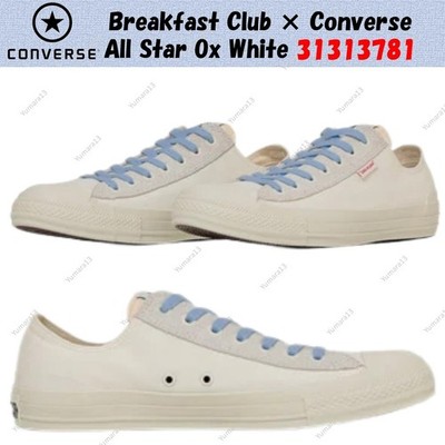 靴 27.5 BREAKFAST CLUB Converse All Star OX Breakfast Club × Converse All Star Ox White 31313781 Men's Size | eBay