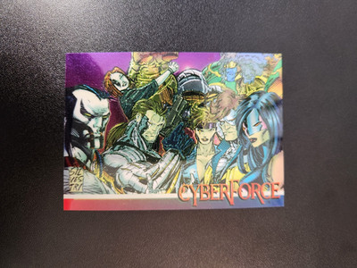 1993 Comic Image Wizard Series III Chromium Cyberforce #4