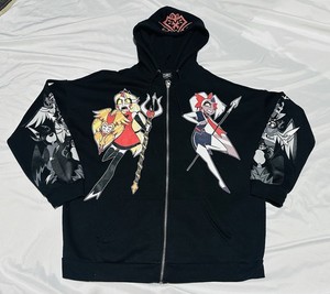 Hazbin Hotel Alastor Inspired Hoodie Sweatshirt - This Face Was Made for Radio Design