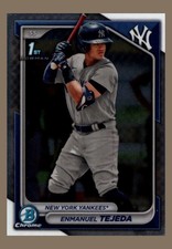 2024 Topps Bowman Chrome #BCP-103 Enmanuel Tejeda 1st Bowman Chrome