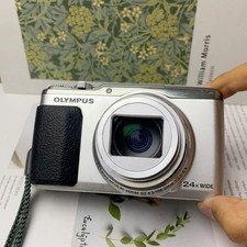 Olympus Stylus SH-60 Silver Digital Camera 16MP 24x Optical Zoom Full HD