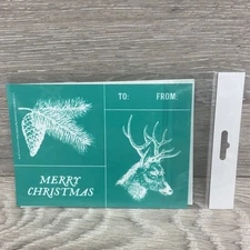 Chalk Couture Transfer Merry Christmas Tags Size A 5 x 7"
