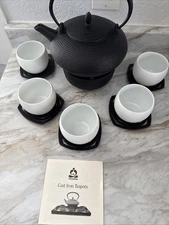 Teavana Teapot Tea Set Japanese Cast Iron