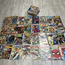 Lot Of 83 Vtg MARVEL comics: Hulk, Spider-man, Iron Man, Hulk, Bronze Age