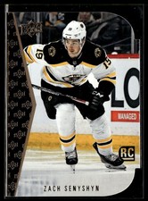 2019-20 Upper Deck 1994-95 Rookie Tribute Die Cuts Zach Senyshyn Boston Bruins