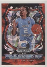 2020-21 Panini Prizm Draft Picks Crusade Red Ice Prizm Cole Anthony #89 07sj