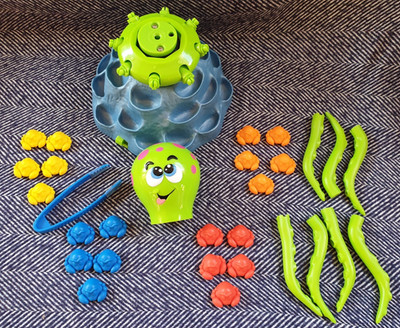 RAVENSBURGER JOLLY OCTOPUS SPIEL ERSATZTEILE, BASE UNIT, KRABBEN, BEINE, ZANGEN, KÖRPER